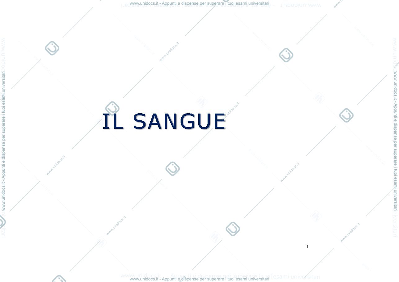 Anteprima pagina 1 — Sangue