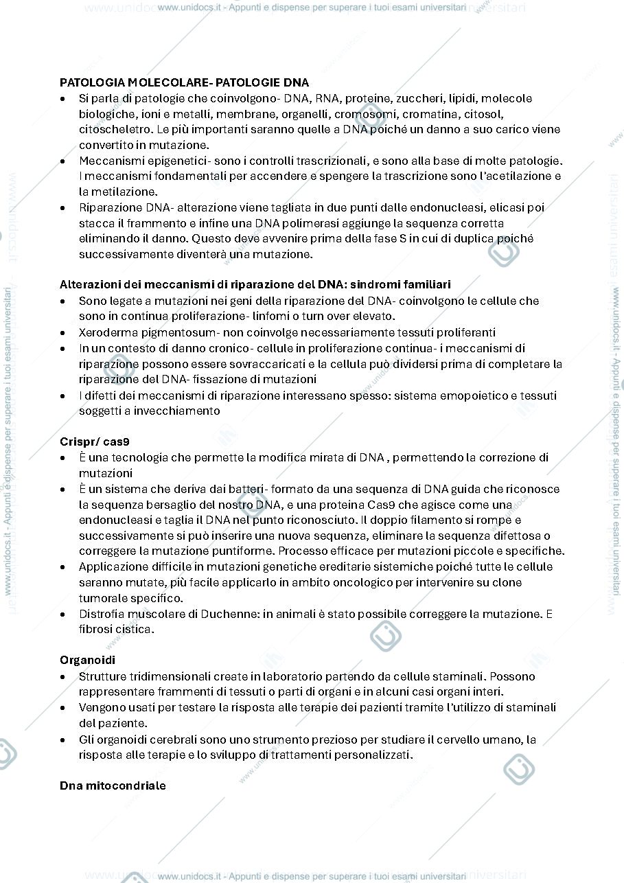 Anteprima pagina 3 — Appunti integrati di Patologia generale