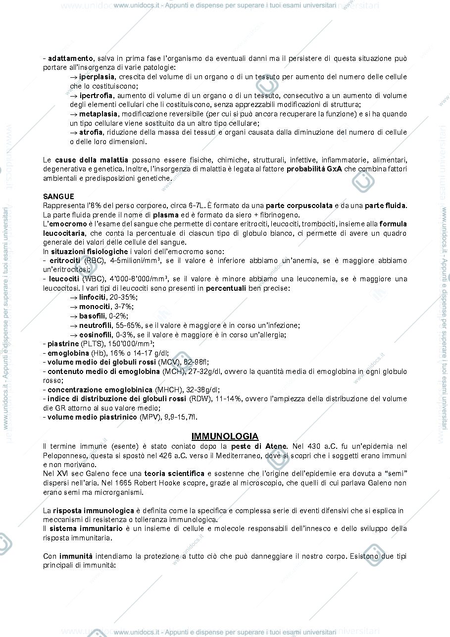 Anteprima pagina 2 — Patologia e fisiopatologia generale