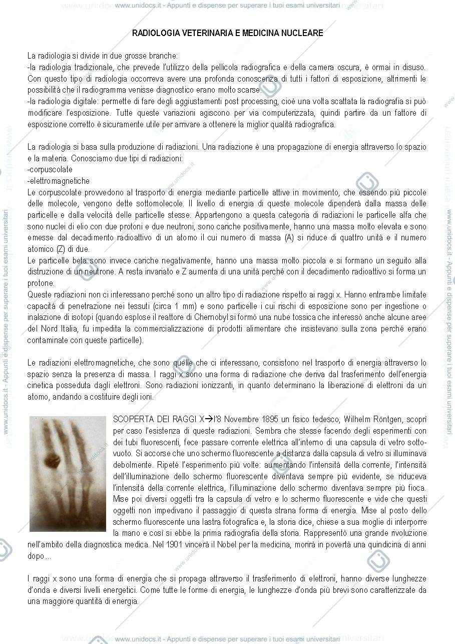 Anteprima pagina 1 — Radiologia 