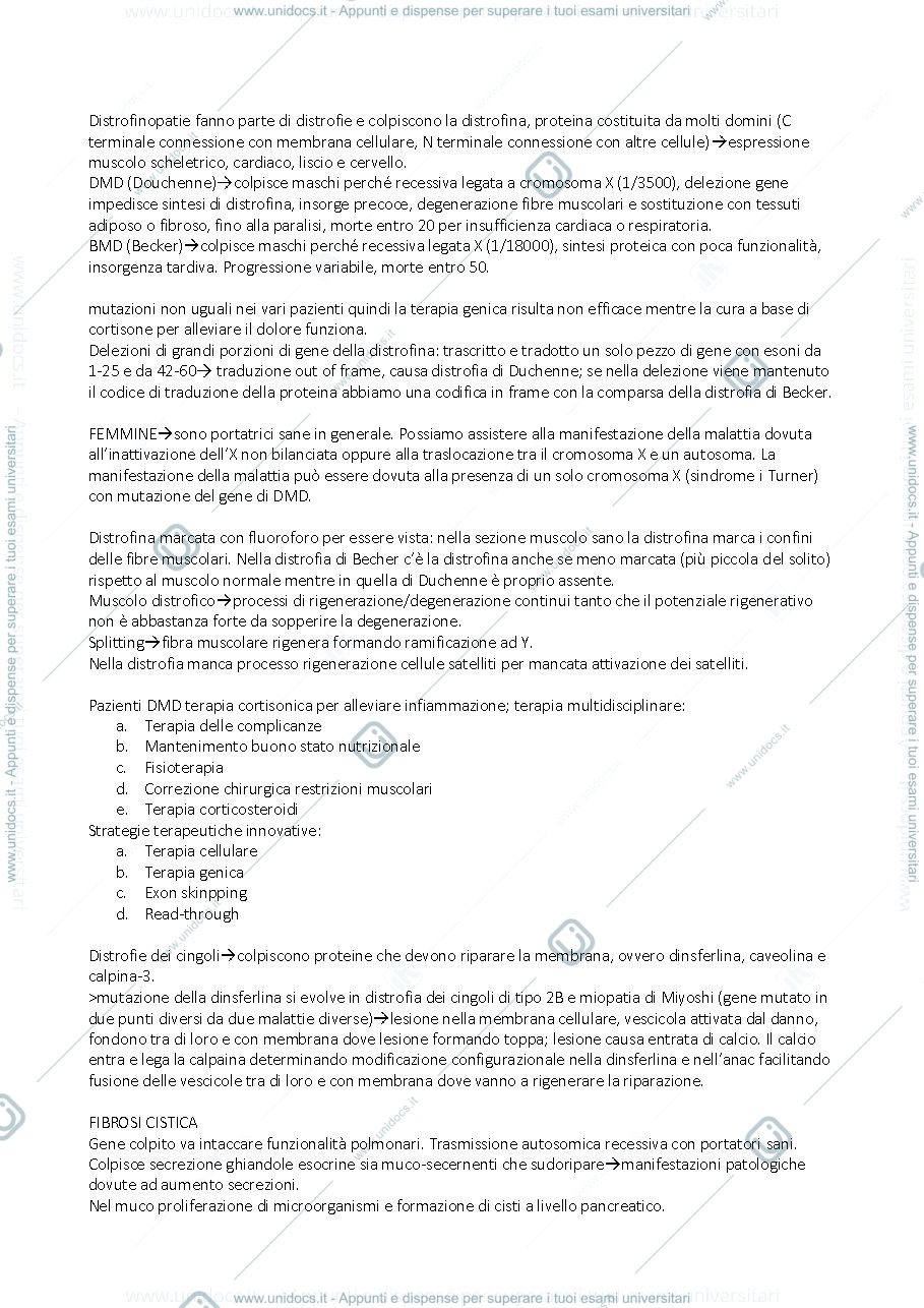 Anteprima pagina 2 — Riassunto patologia generale e clinica