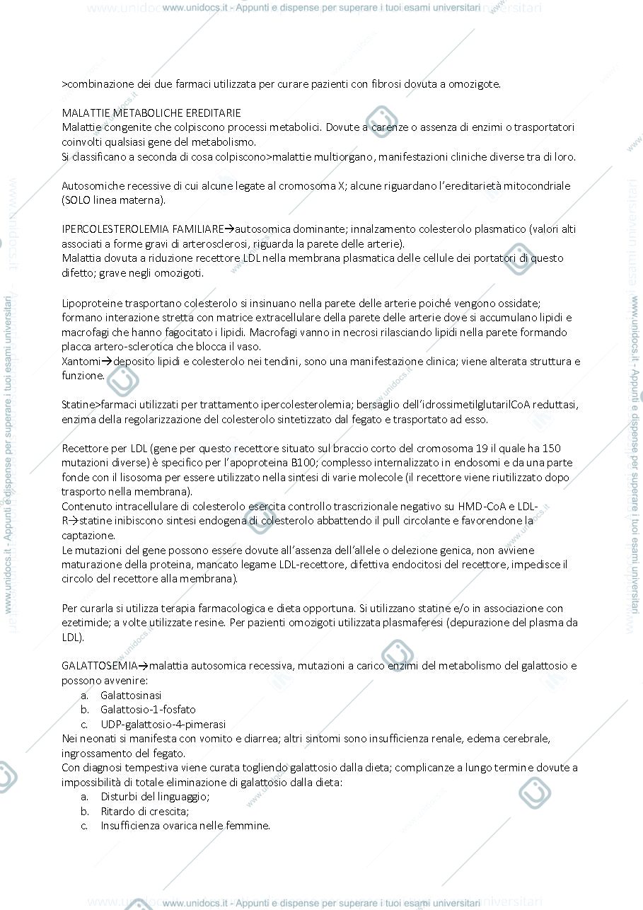 Anteprima pagina 4 — Riassunto patologia generale e clinica
