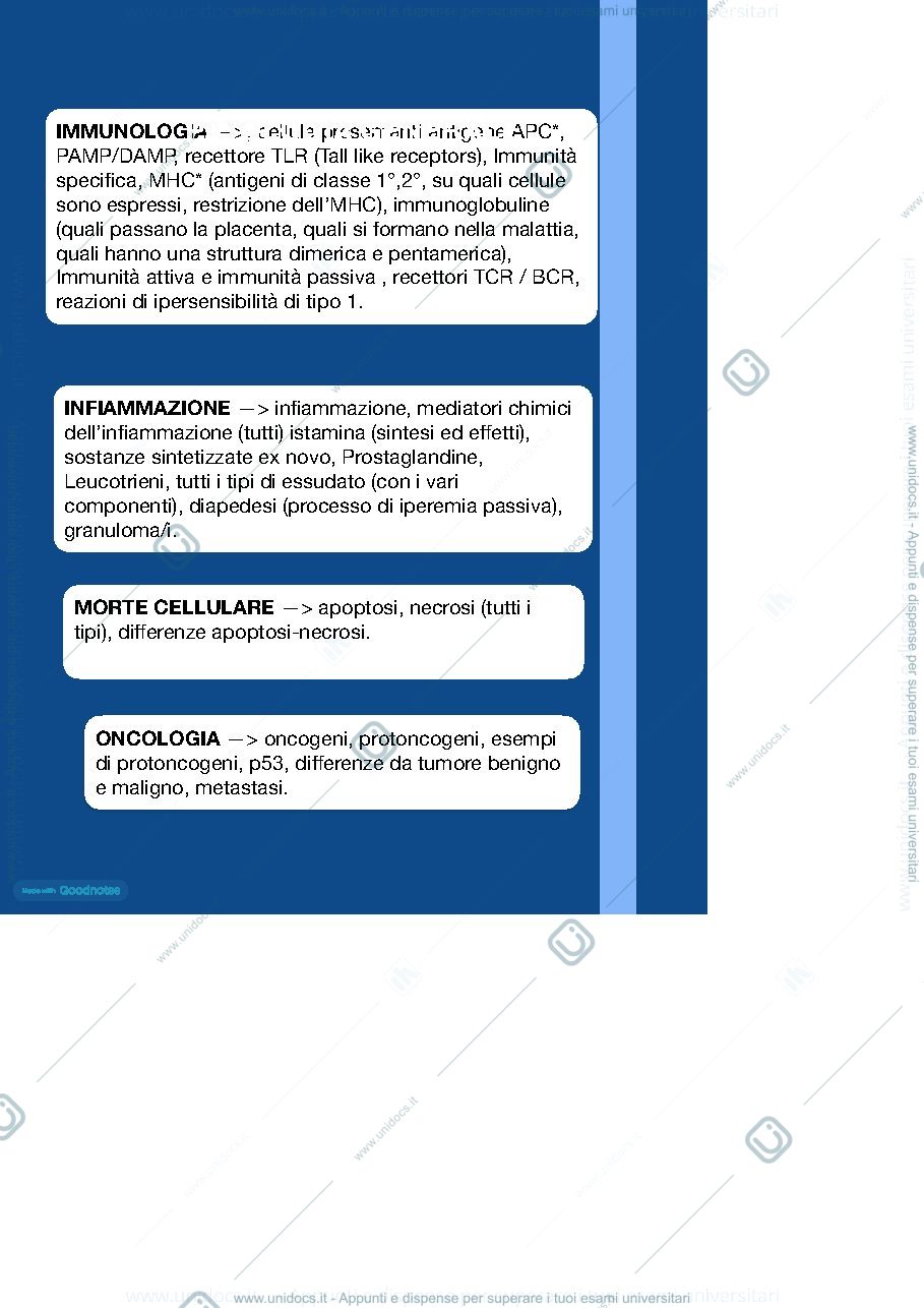 Anteprima pagina 1 — Patologia generale