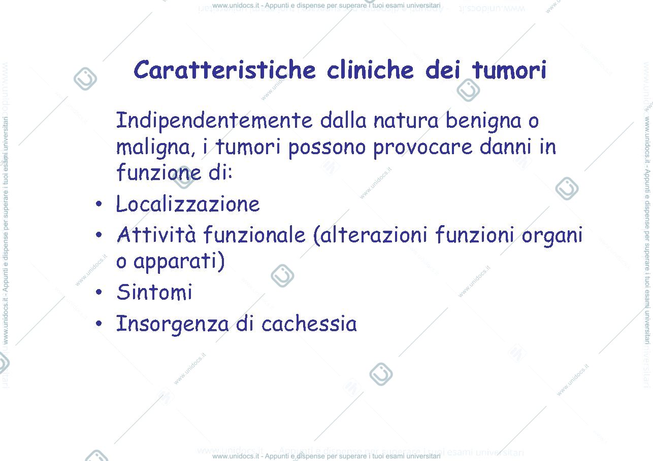 Anteprima pagina 2 — effetti dei tumori