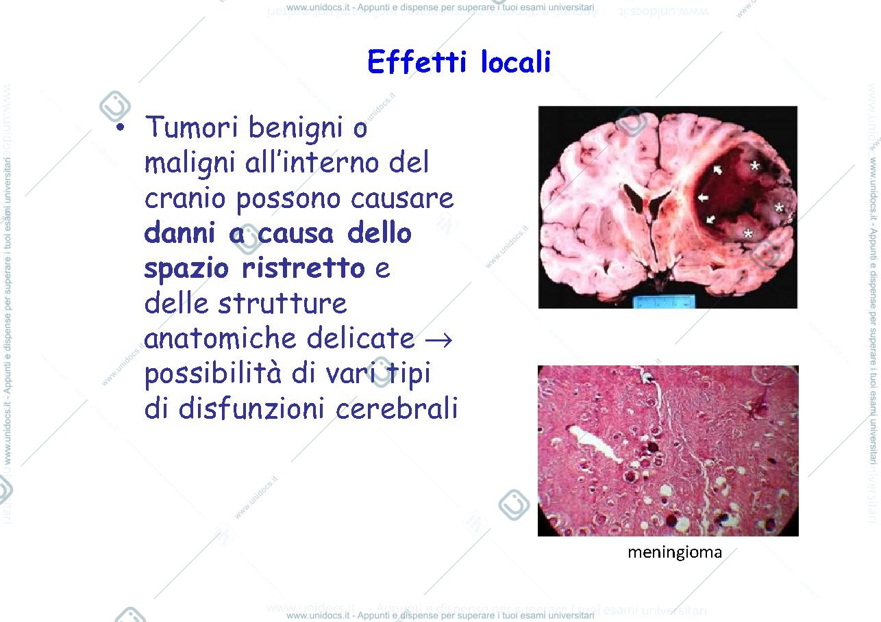 Anteprima pagina 3 — effetti dei tumori