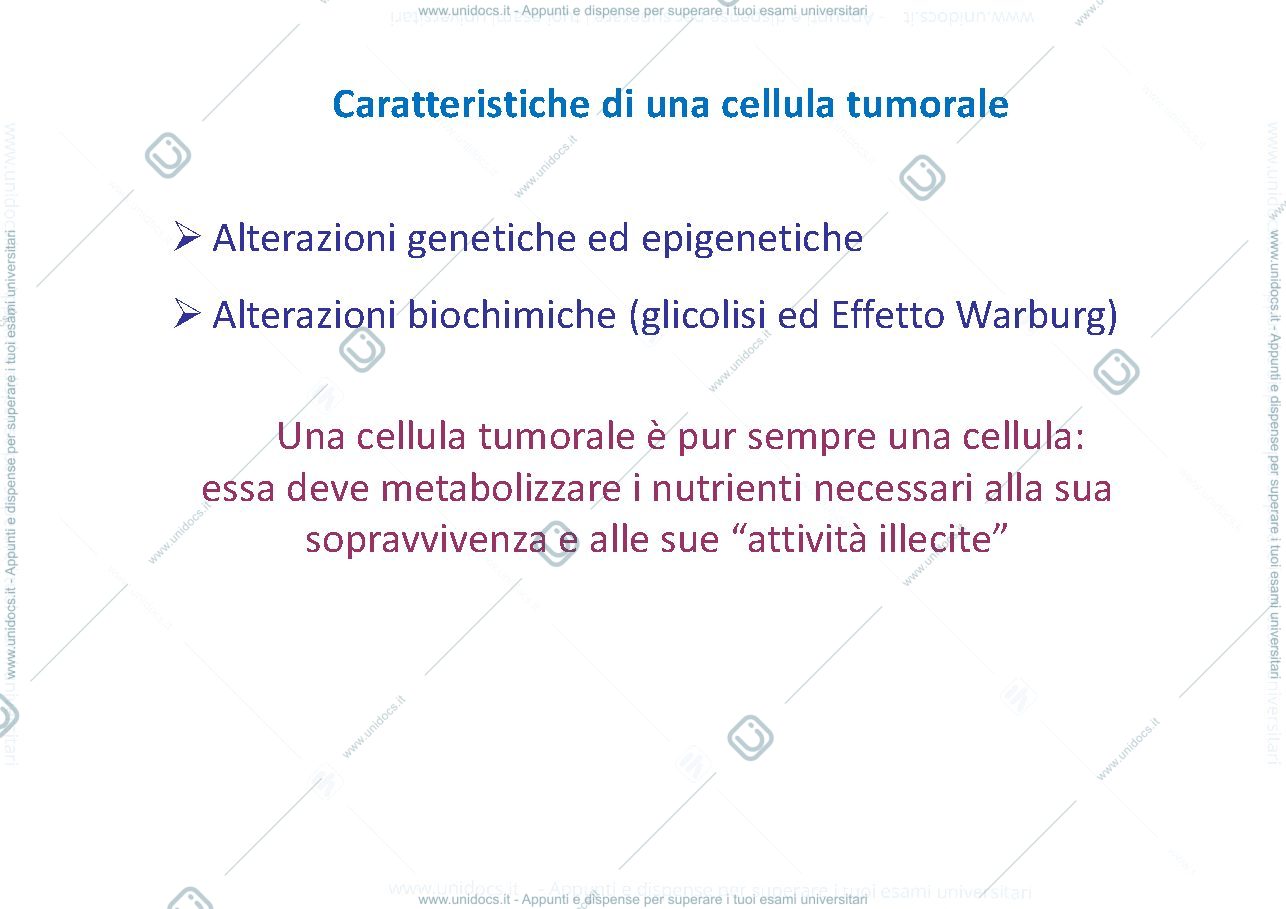 Anteprima pagina 2 — metabolismo cellula neoplastica