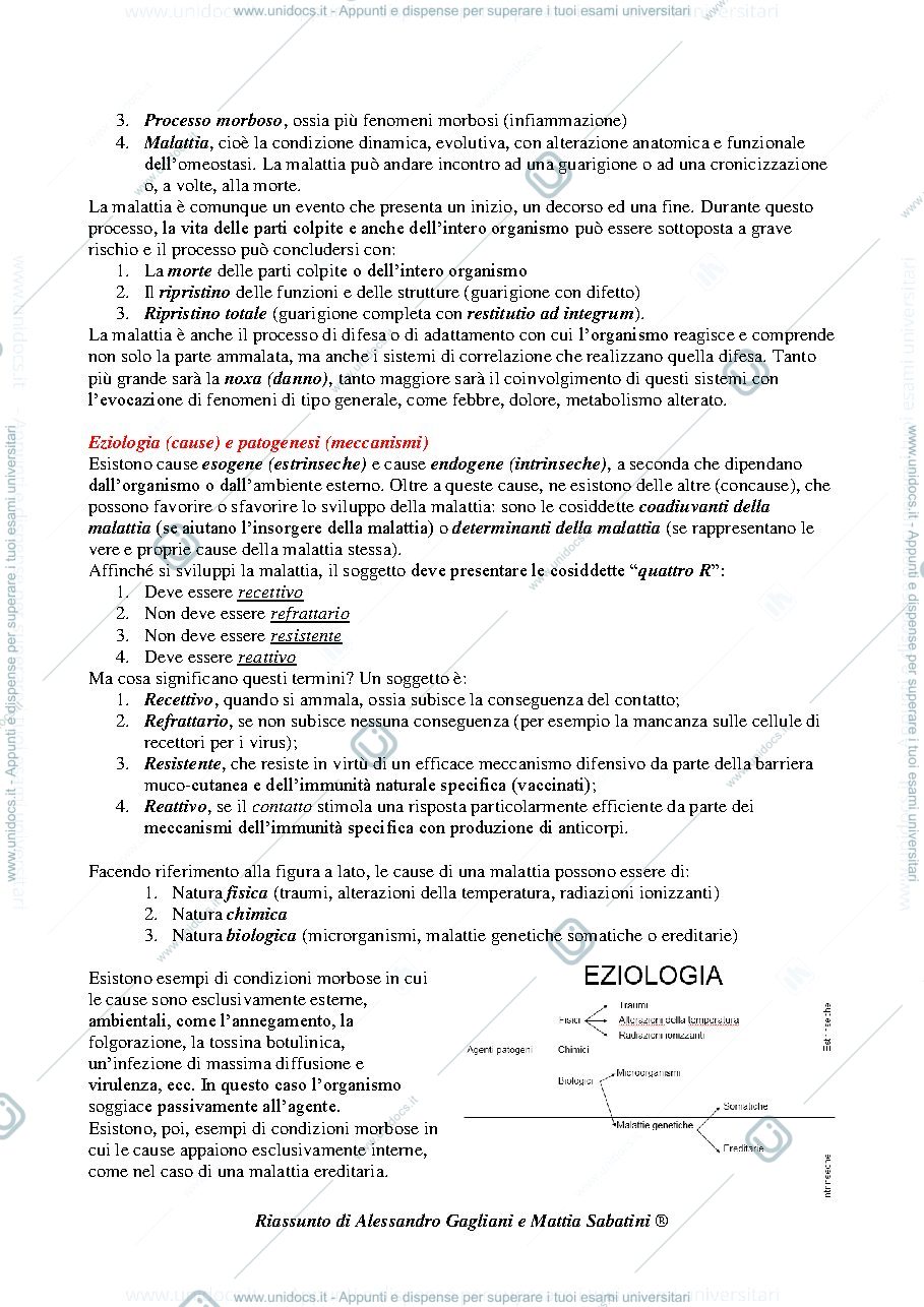 Anteprima pagina 3 — PATOLOGIA GENERALE