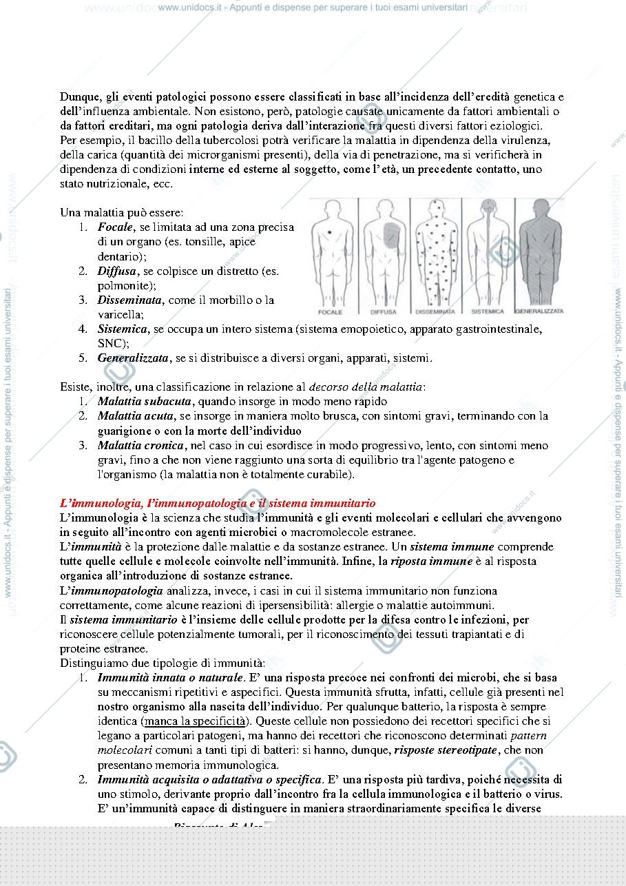 Anteprima pagina 4 — PATOLOGIA GENERALE