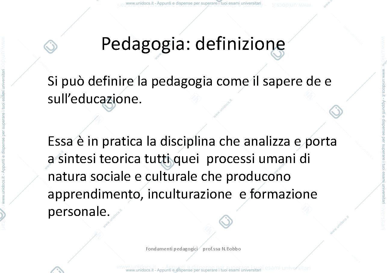 Anteprima pagina 2 — pedagogia generale 