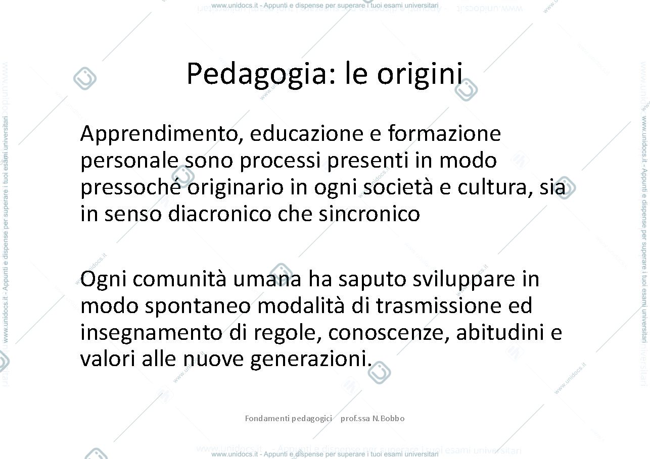 Anteprima pagina 3 — pedagogia generale 