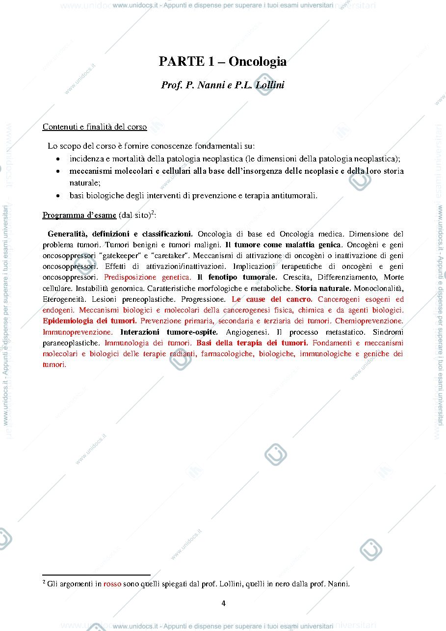 Anteprima pagina 4 — Dispensa patologia molecolare