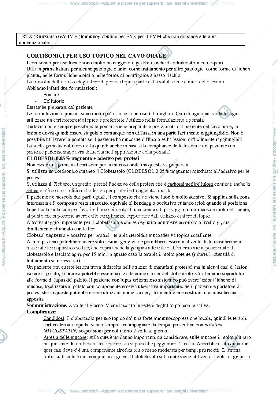 Anteprima pagina 3 — Terapia pemfigo 