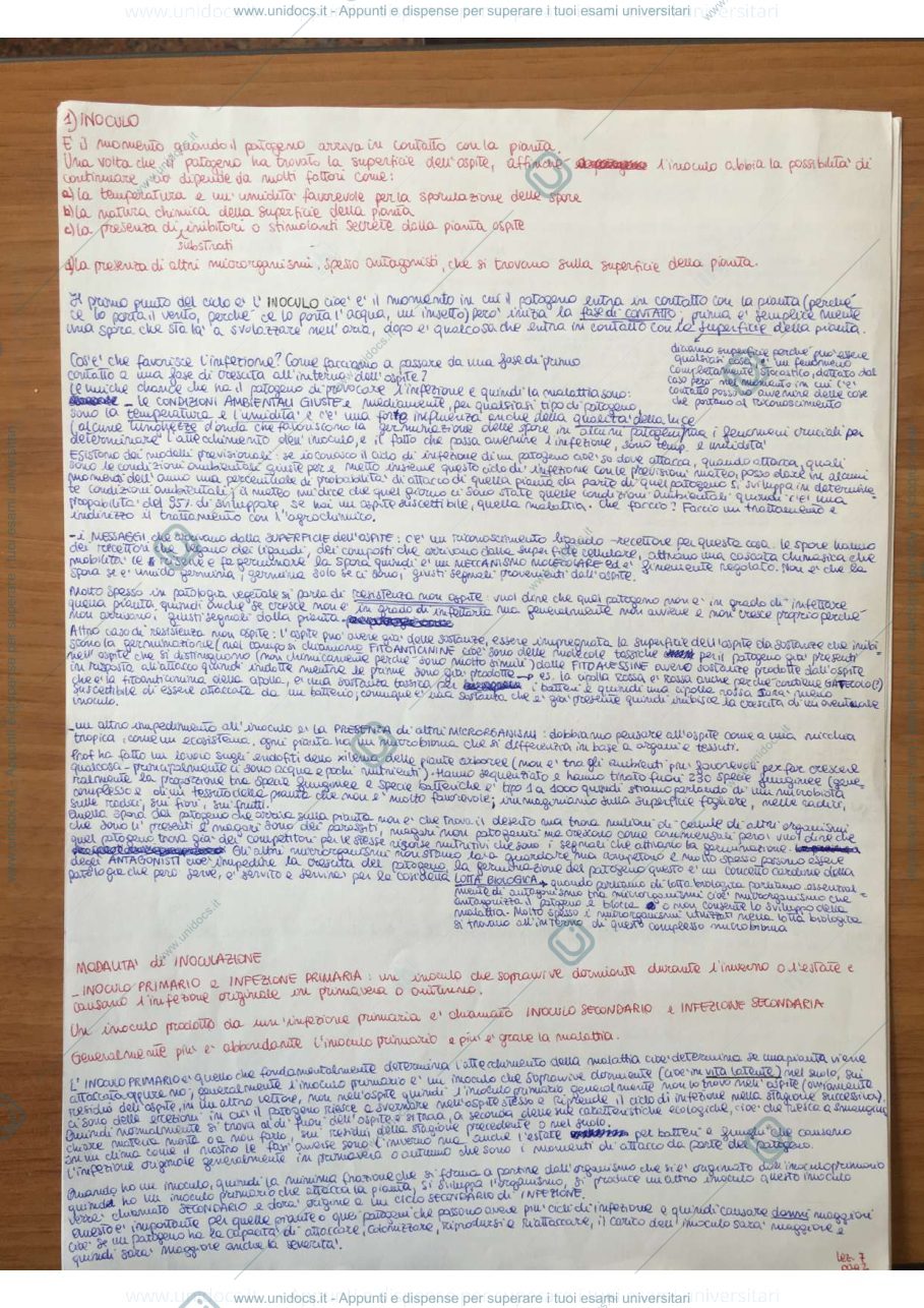 Anteprima pagina 2 — Dispense Patologia vegetale