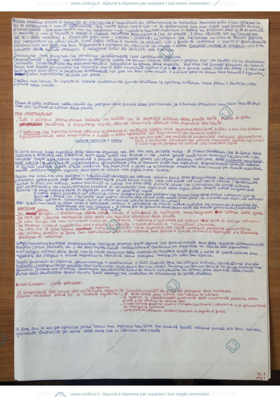 Anteprima pagina 3 — Dispense Patologia vegetale