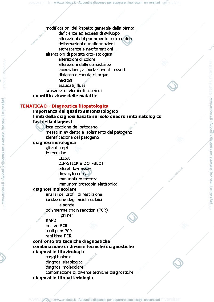 Anteprima pagina 4 — Patologia Vegetale