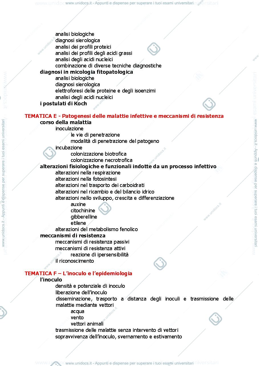 Anteprima pagina 5 — Patologia Vegetale