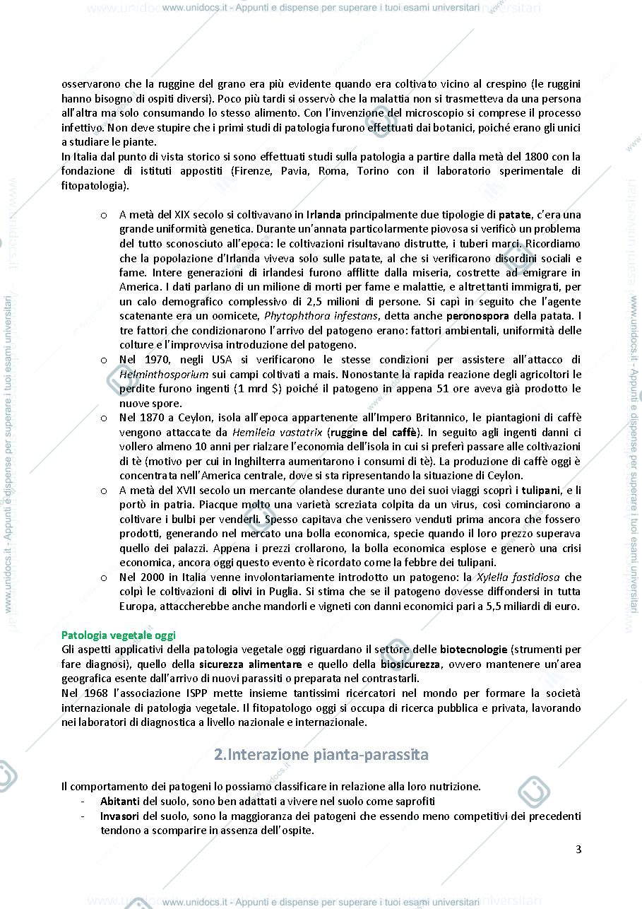 Anteprima pagina 3 — Appunti Patologia Vegetale