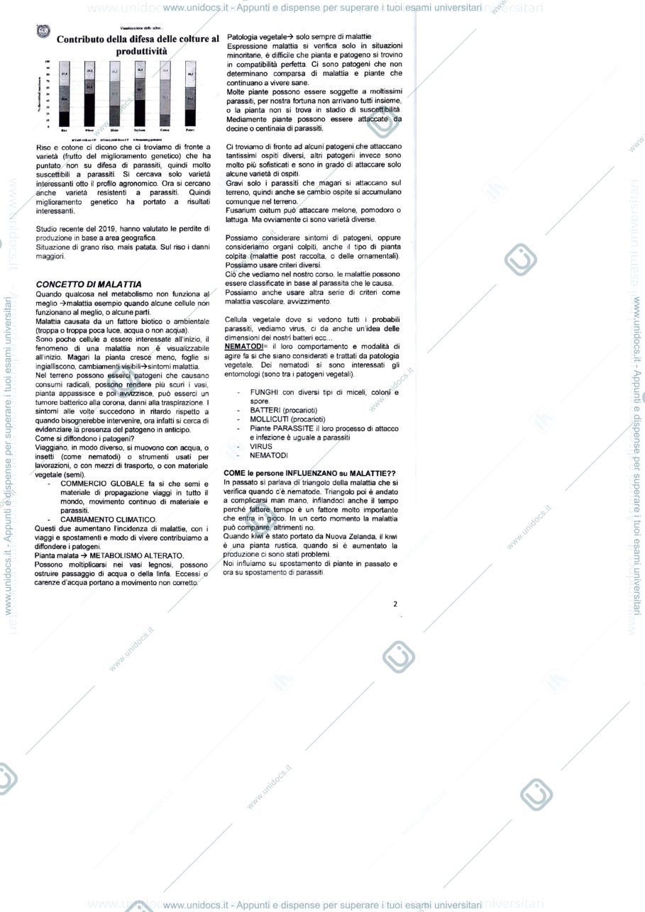 Anteprima pagina 2 — Appunti di patologia vegetale