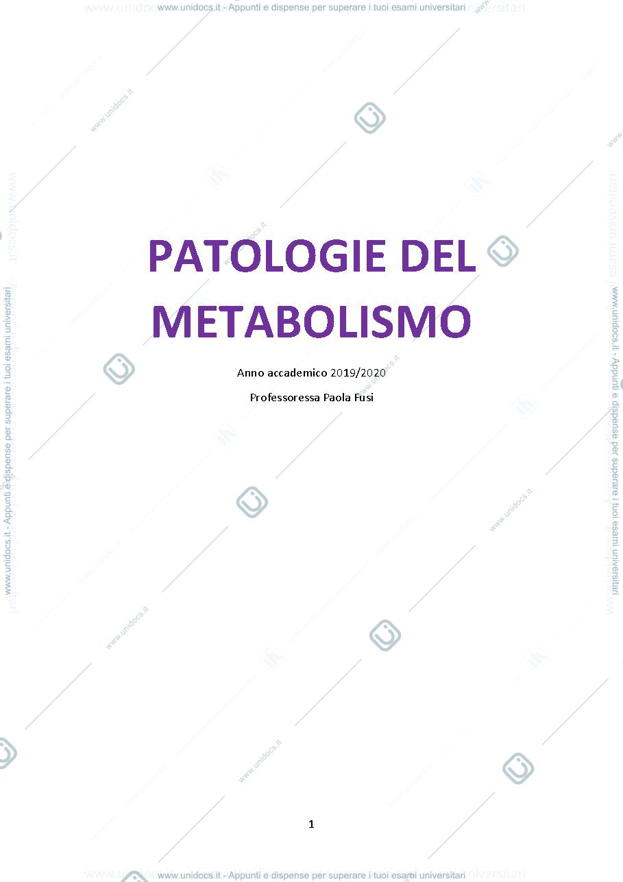 Anteprima pagina 1 — Appunti completi 
