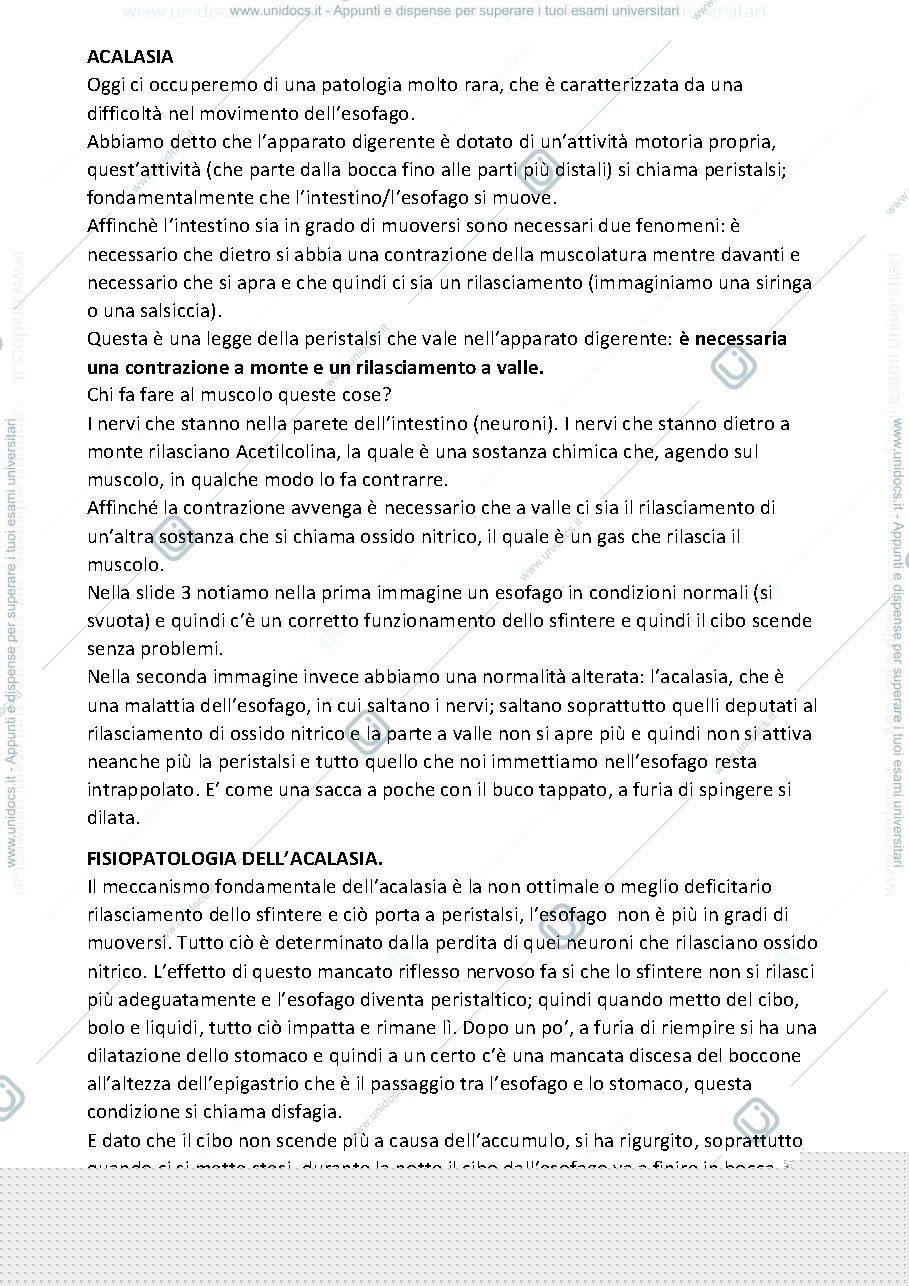 Anteprima pagina 1 — Acalasia 