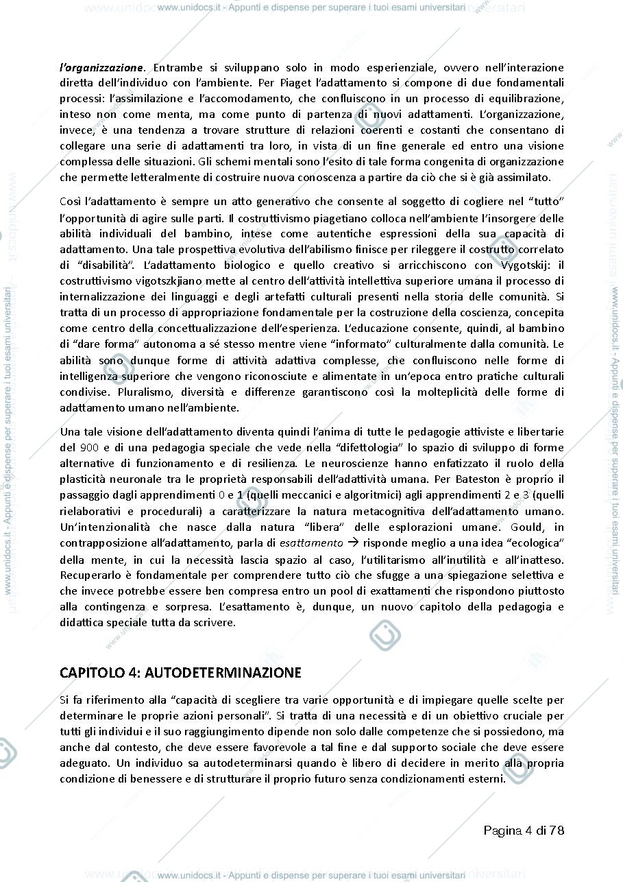 Anteprima pagina 4 — dizionario di pedagogia speciale