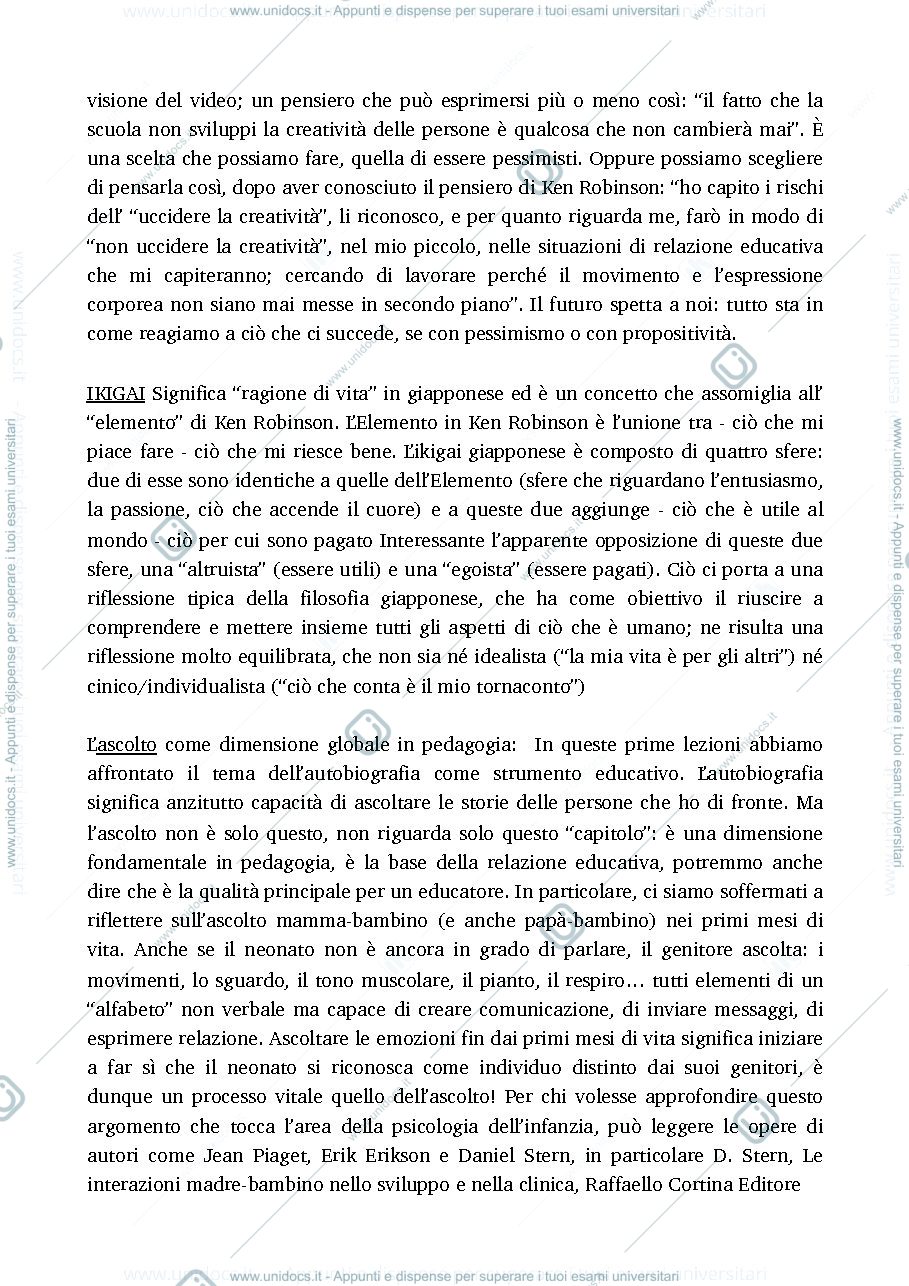 Anteprima pagina 3 — pedagogia primo semestre 