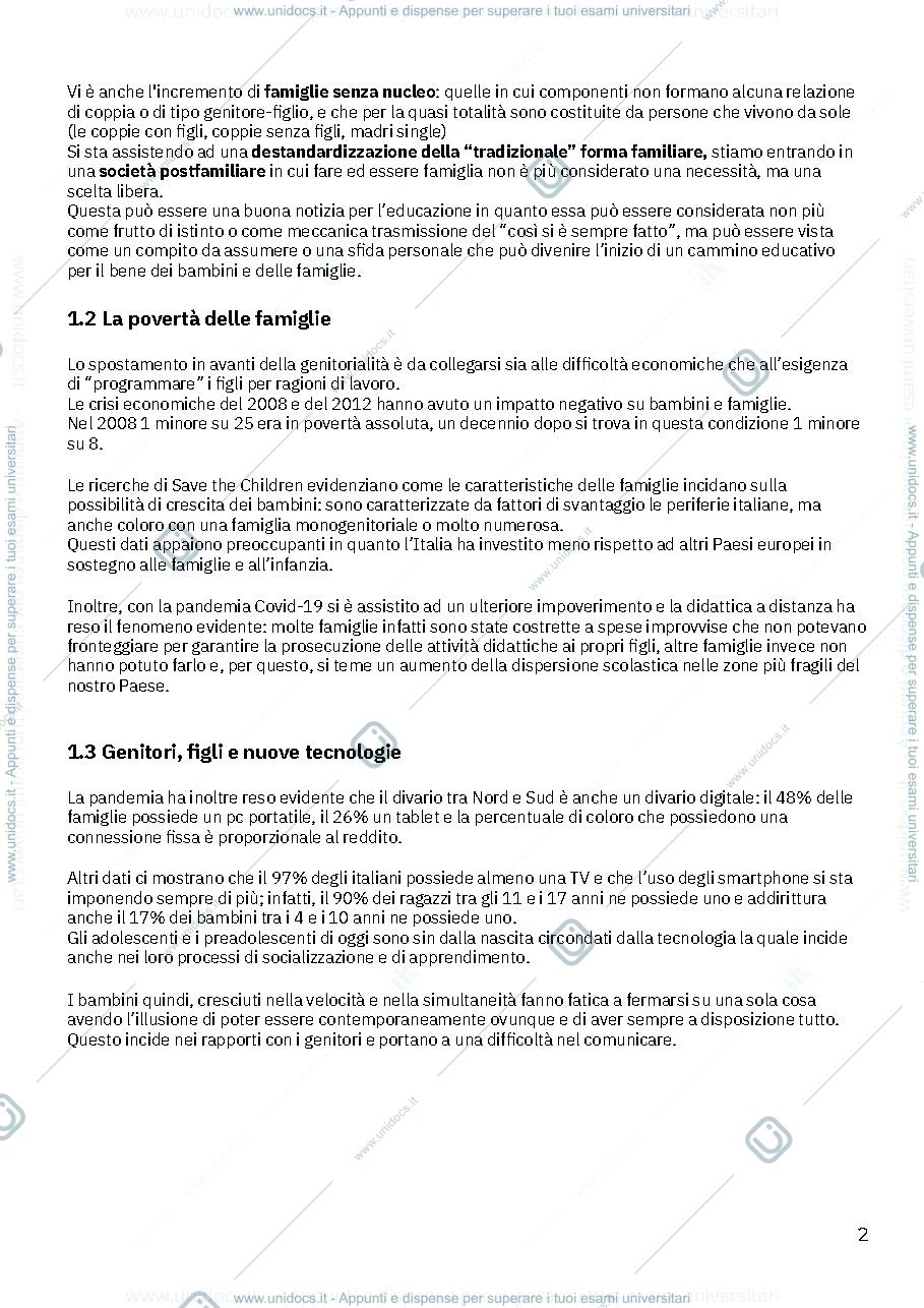 Anteprima pagina 2 — pedagogia fondamentale 
