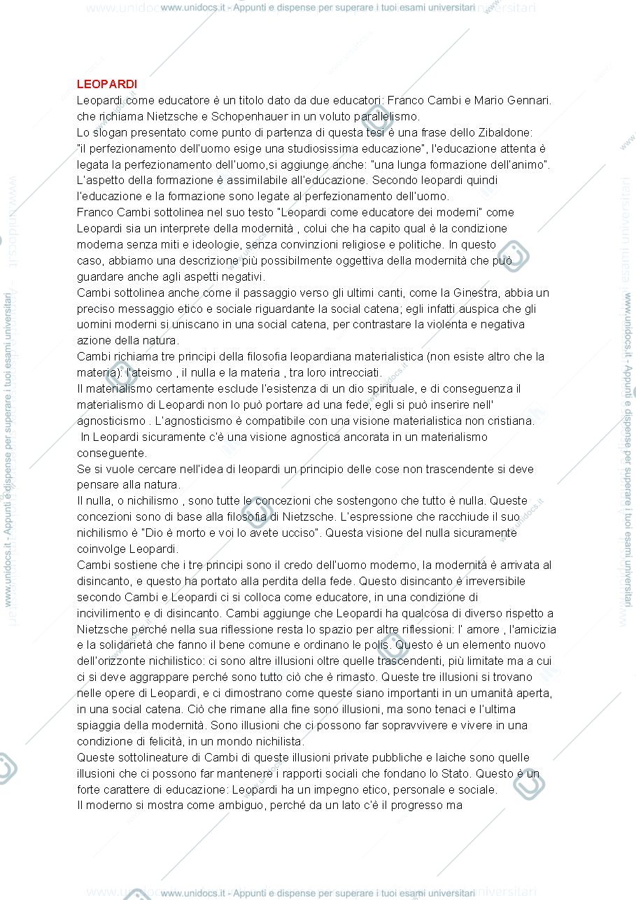 Anteprima pagina 1 — Pedagogia generale e sociale