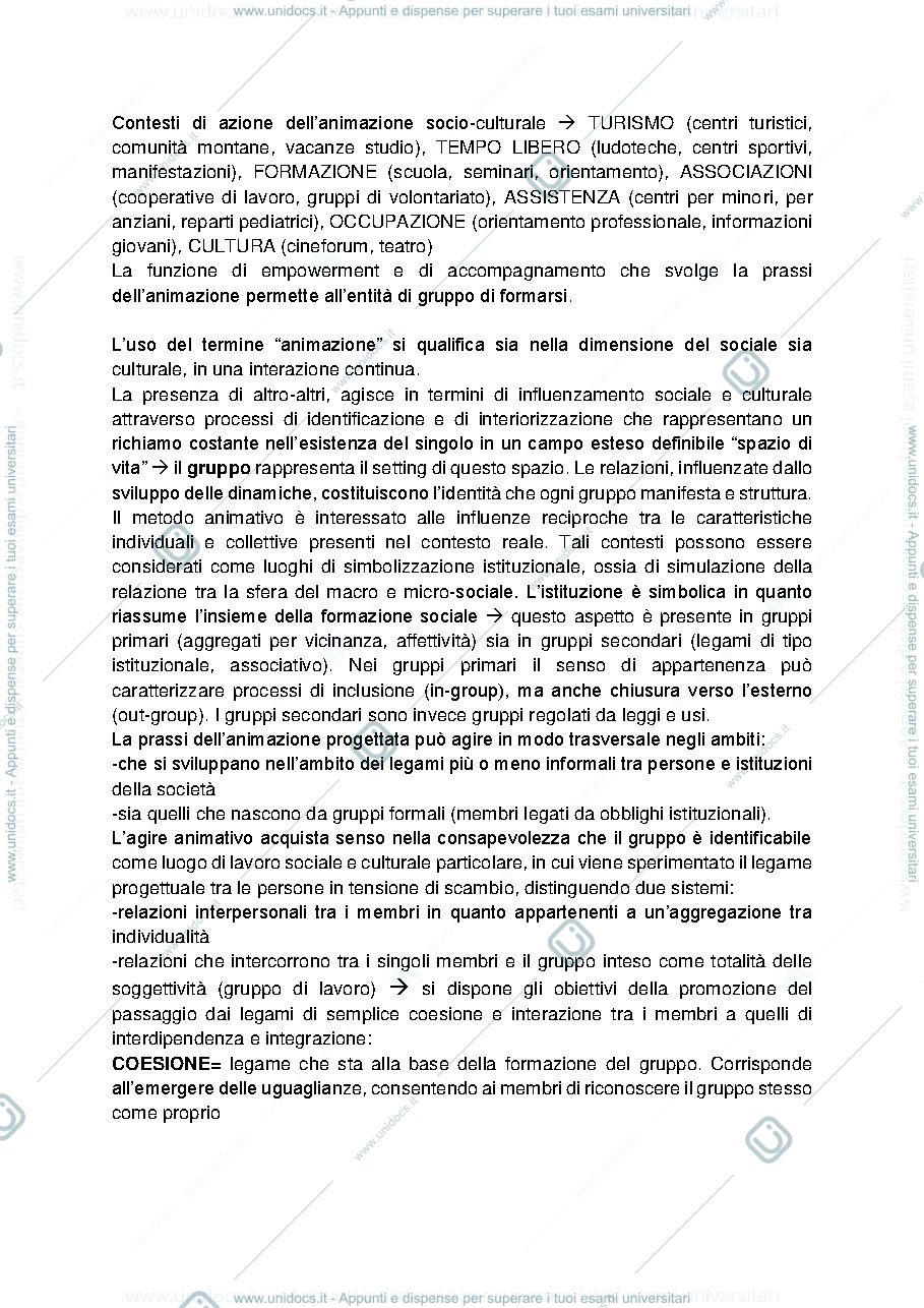 Anteprima pagina 2 — DIDATTICA DELL'ANIMAZIONE