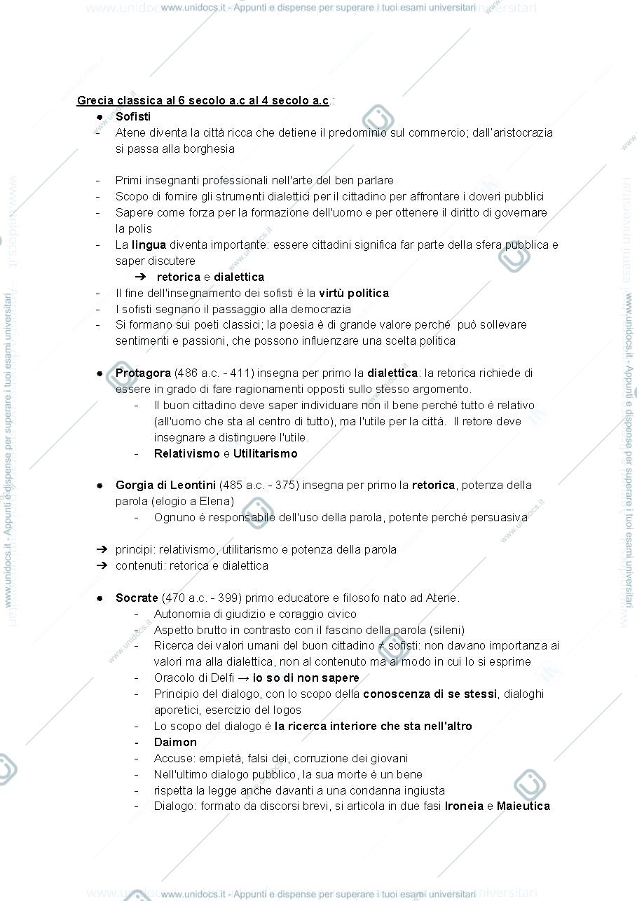 Anteprima pagina 2 — Riassunto delle lezioni