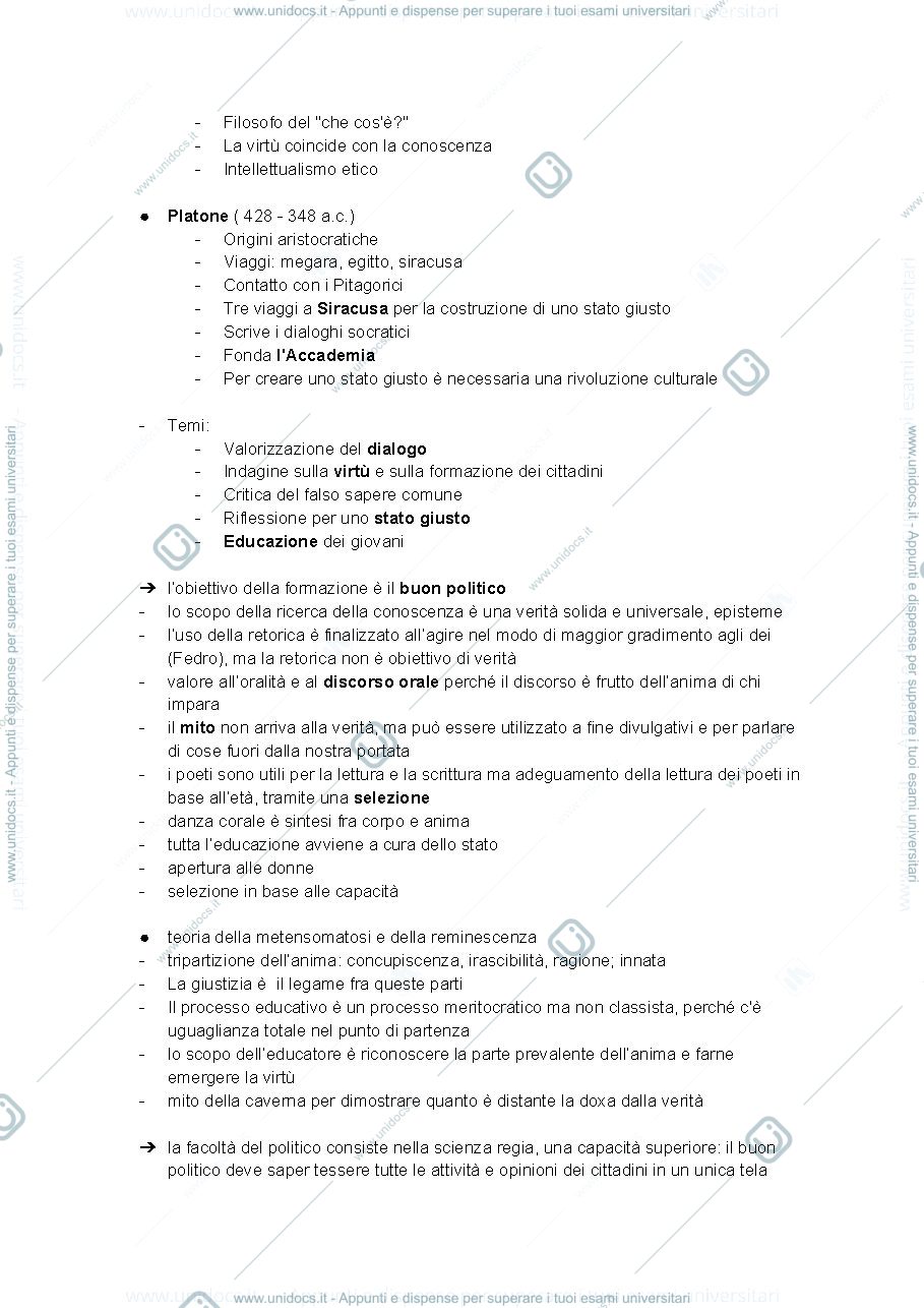 Anteprima pagina 3 — Riassunto delle lezioni