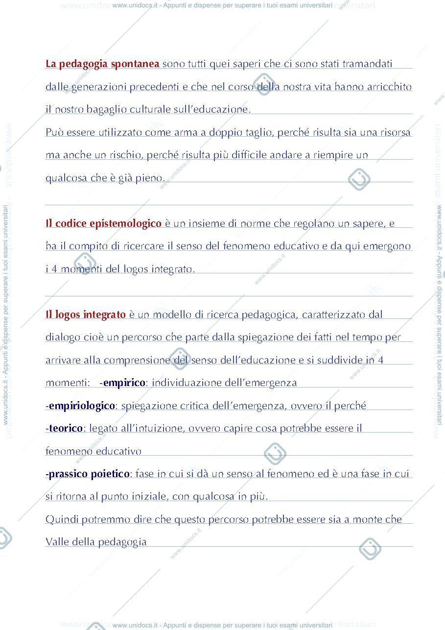 Anteprima pagina 1 — Seconda, terza e quarta parte