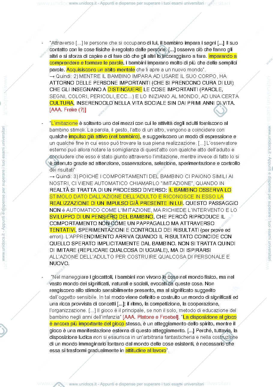 Anteprima pagina 2 — "Come pensiamo" sezione 3 - Dewey
