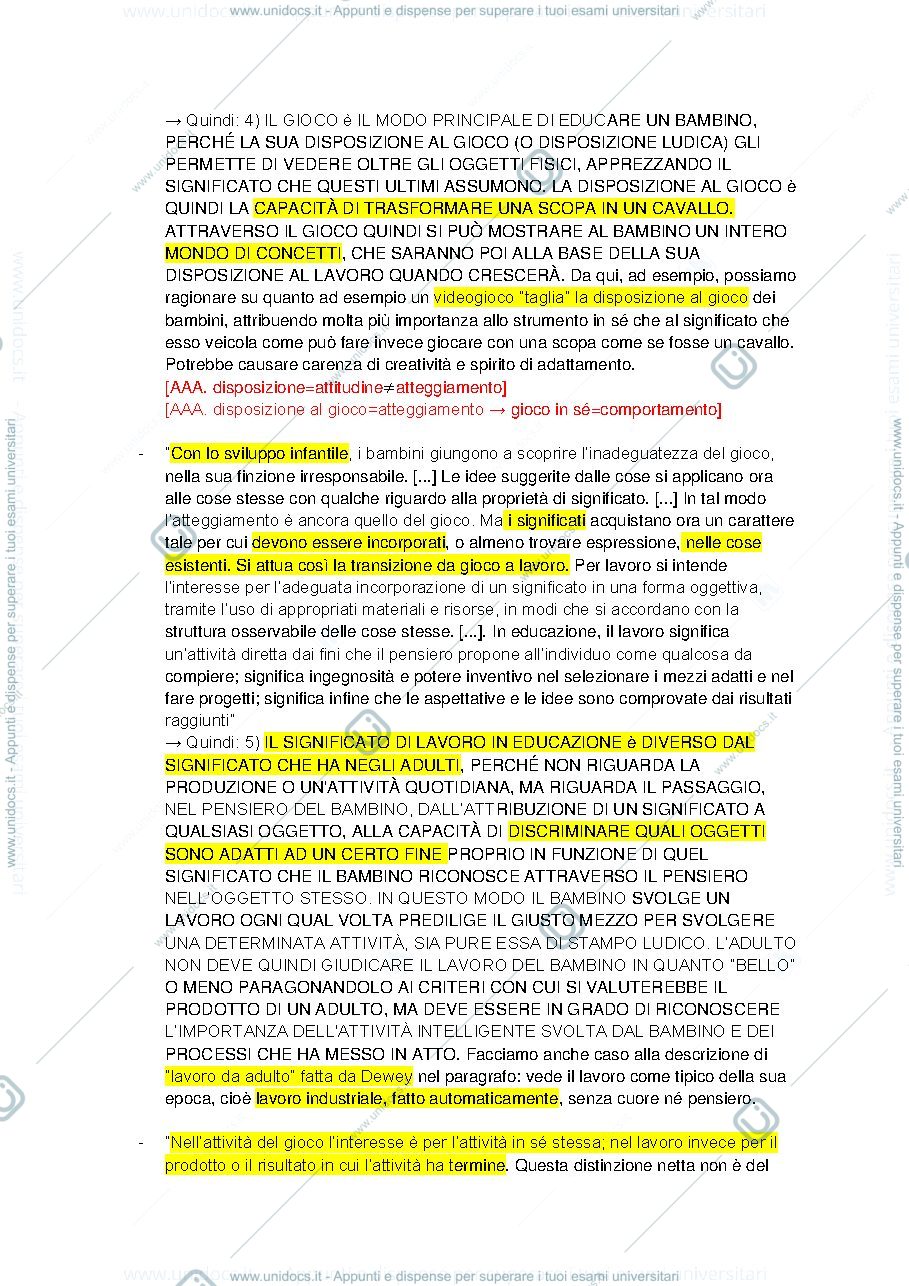 Anteprima pagina 3 — "Come pensiamo" sezione 3 - Dewey