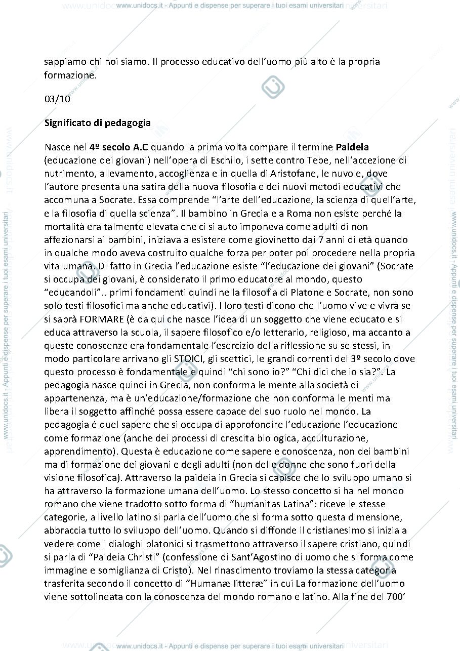 Anteprima pagina 3 — pedagogia generale