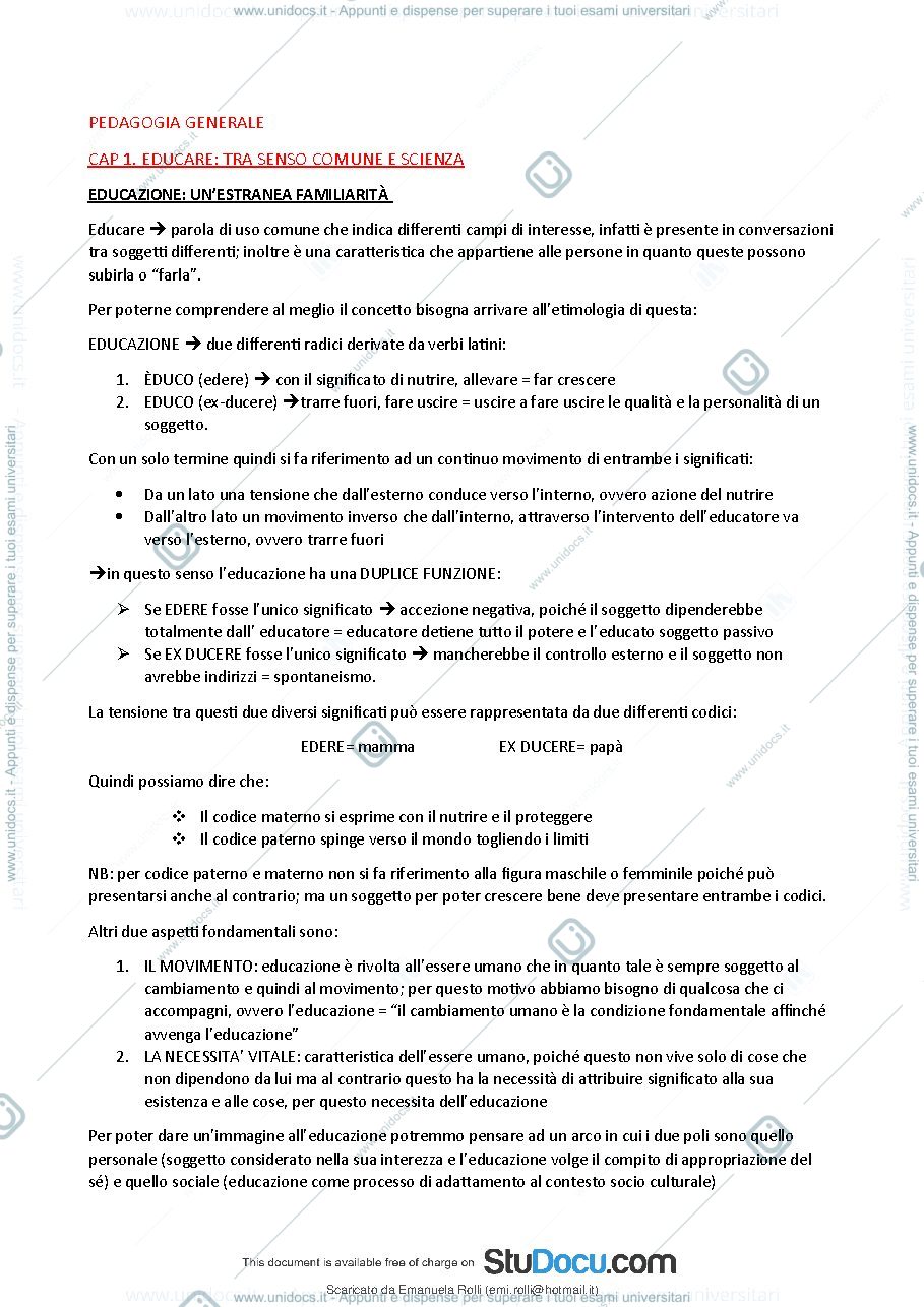 Anteprima pagina 2 — pedagogia generale