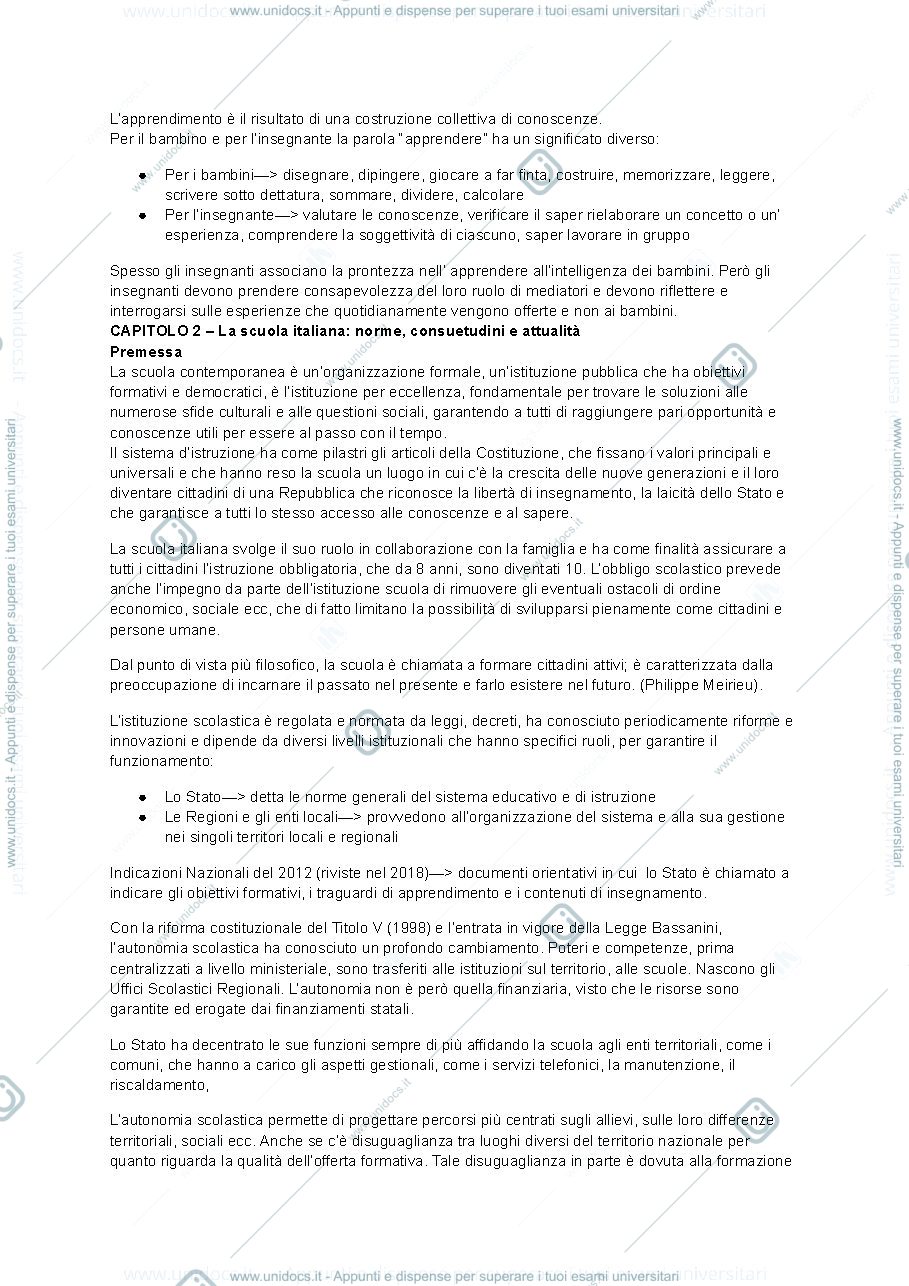 Anteprima pagina 3 — La vita a scuola