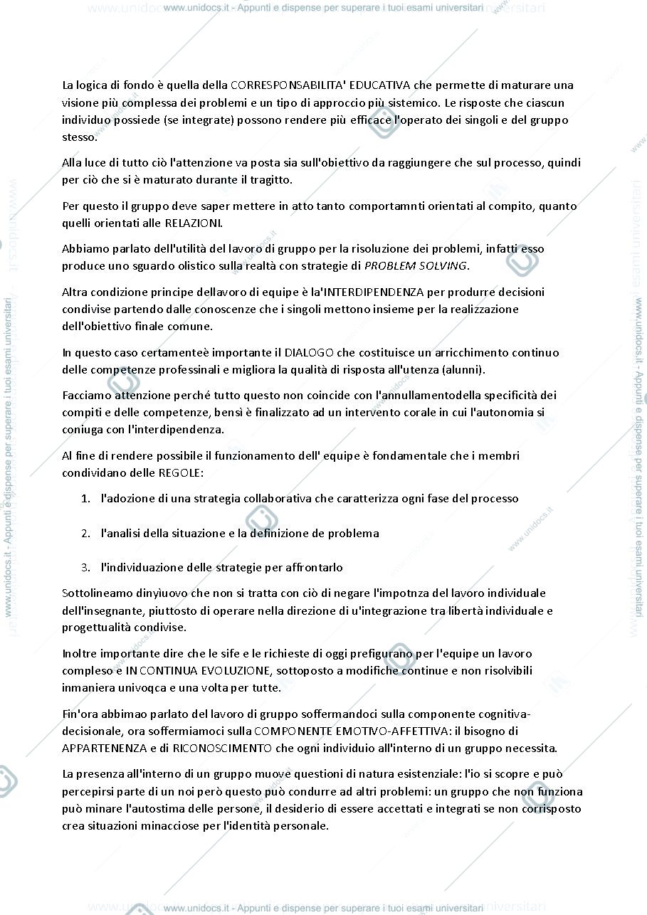 Anteprima pagina 2 — riassunto libro pedagogia generale