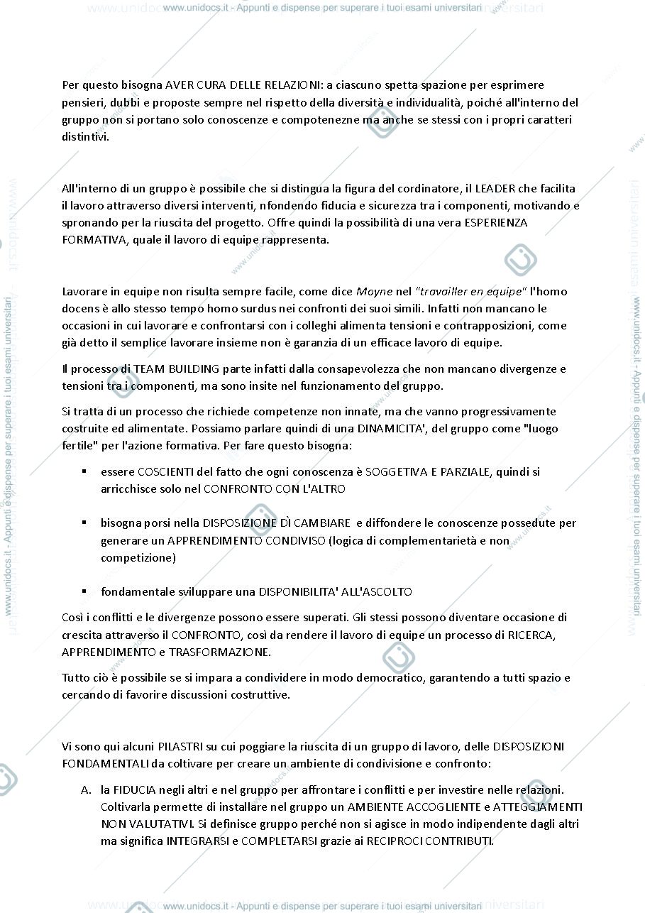 Anteprima pagina 3 — riassunto libro pedagogia generale
