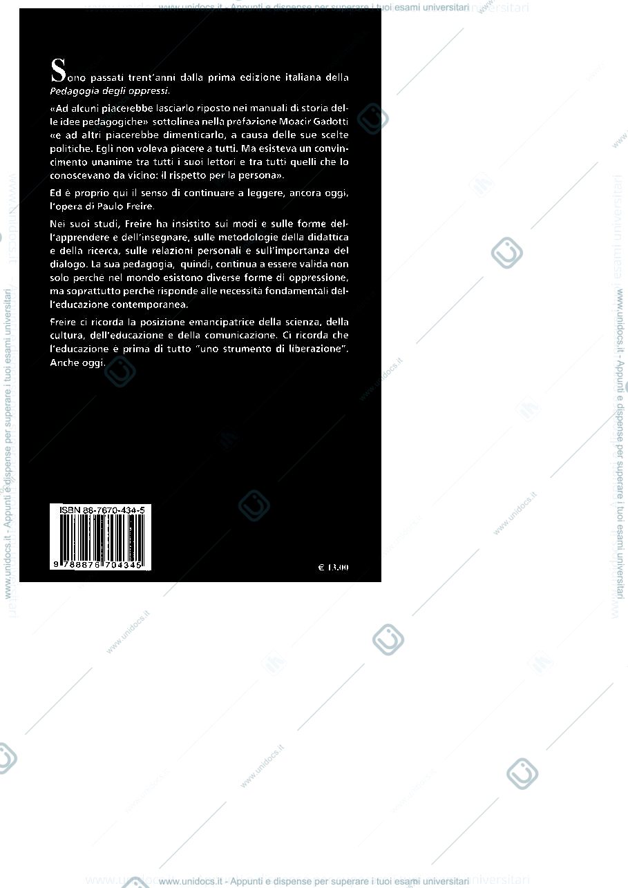 Anteprima pagina 2 — La pedagogia degli oppressi Paulo Freire