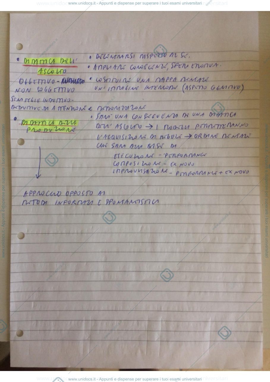 Anteprima pagina 1 — PEDAGOGIA MUSICALE
