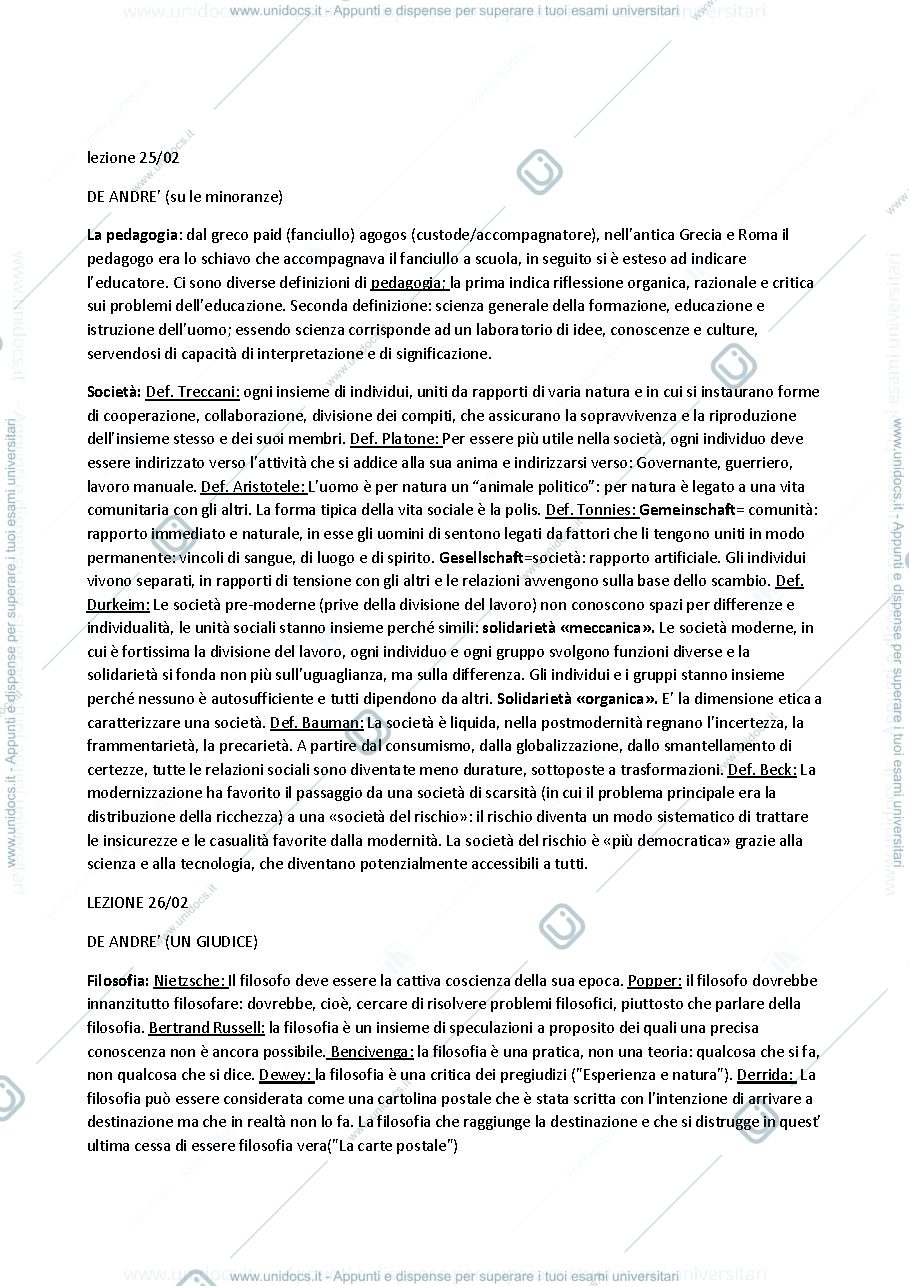 Anteprima pagina 1 — pedagogia sociale