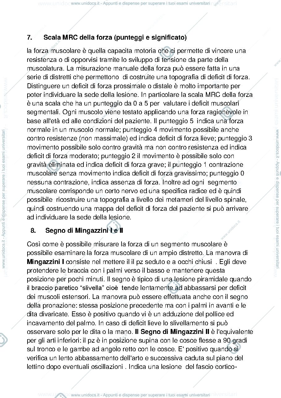 Anteprima pagina 4 — domande neurologia