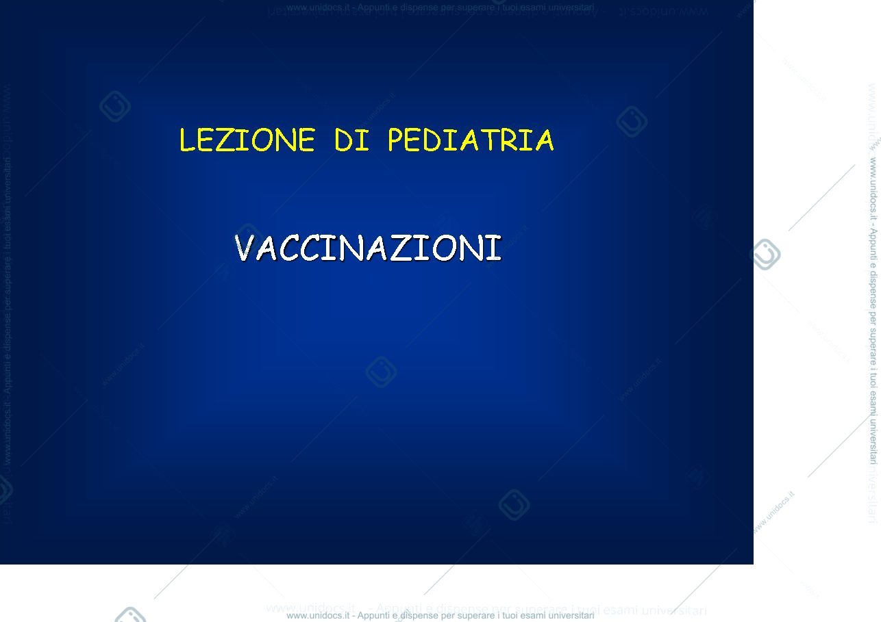 Anteprima pagina 1 — Vaccinazioni