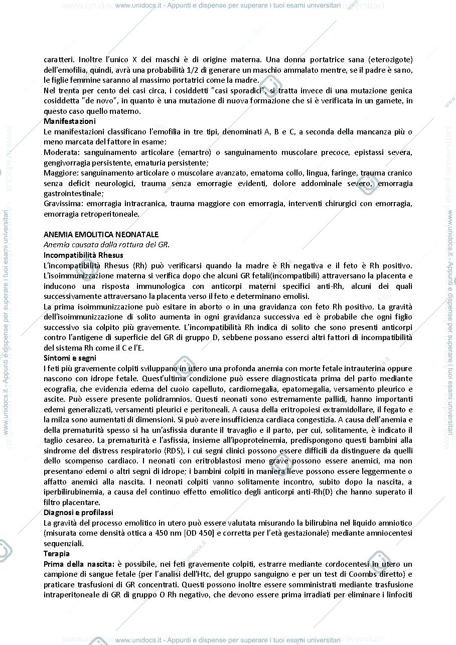 Anteprima pagina 5 — Appunti pediatria