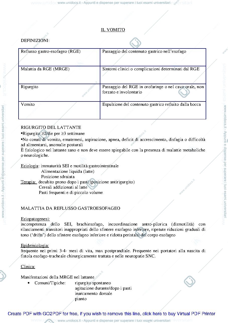 Anteprima pagina 1 — VOMITO