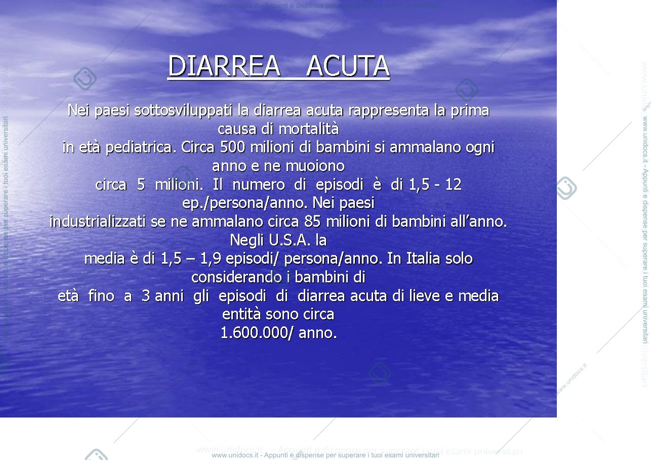 Anteprima pagina 1 — GASTROENTERITE 