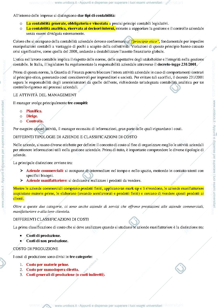Anteprima pagina 3 — Appunti Management della Performance