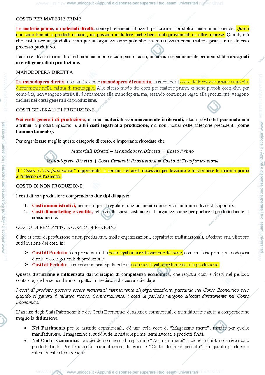 Anteprima pagina 4 — Appunti Management della Performance
