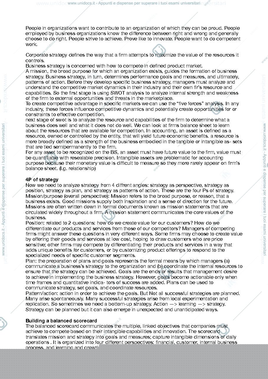 Anteprima pagina 2 — appunti performance measurement 